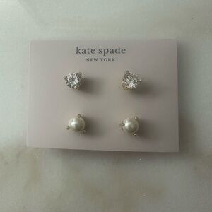 NWT!  Kate spade 2 pack earrings